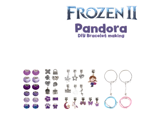 Набір для плетіння браслетів Pandora Frozen у сумочці (741)