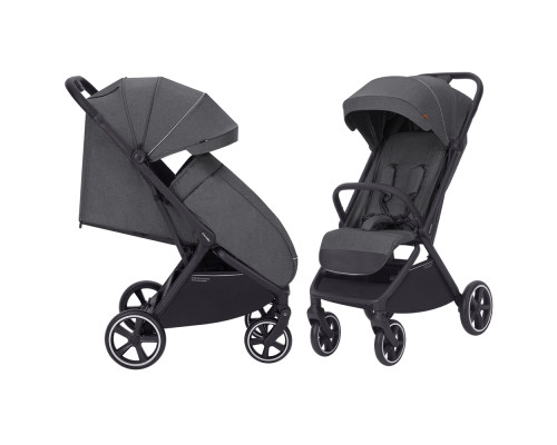 Прогулянкова коляска-книжка CARRELLO Corsa CRL-5518 Solid Grey