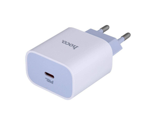 Зарядний пристрій Hoco C76A Speed Source (20W) + кабель Type-C to Lightning