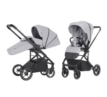 Прогулянкова коляска-книжка CARRELLO Alfa CRL-5508 Feather Grey
