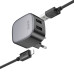 Зарядний мережевий пристрій Hoco CS31A 2хUSB + Кабель Apple Lightning