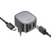 Зарядний мережевий пристрій Hoco CS31A 2хUSB + Кабель Type-c