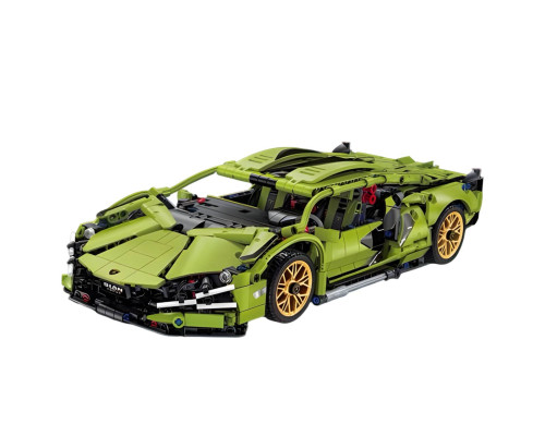Конструктор Lamborghini Dallas Green на 1280 деталей 1:14 (7603)
