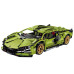 Конструктор Lamborghini Dallas Green на 1280 деталей 1:14 (7603)