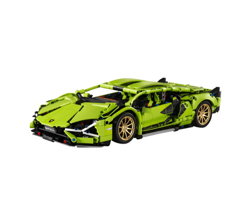Конструктор Lamborghini Dallas Green на 1280 деталей 1:14 (7603)
