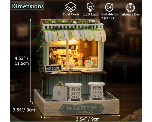 3D конструктор Румбокс "Час десерту" своїми руками, світлові ефекти