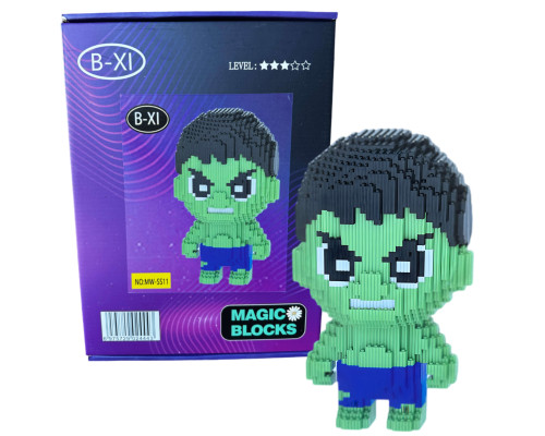 Дитячий конструктор Magic Blocks Халк на 3489 деталей