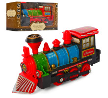 Дитячий паровоз Classic Train зі звуком і світлом (829-8)