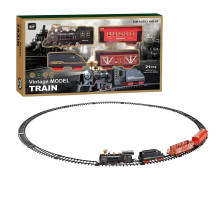 Дитяча залізниця Vintage Model Train зі звуком і світлом, на 21 деталь (3299-65)