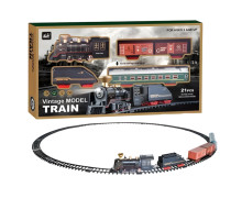Дитяча залізниця Vintage Model Train зі звуком і світлом, на 21 деталь (3299-69)