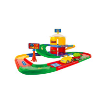 Гараж Play Tracks "WADER" з 2 поверхами, модель 53010, для дітей, в коробці