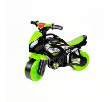 Толокар "Мотоцикл" Technok Toys 5774, чорний та зелений, зі світловими та звуковими ефектами