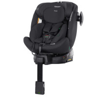 Автокрісло CARRELLO Genesis+ CRL-12807 Absolute Black з поворотом, опорною стійкою