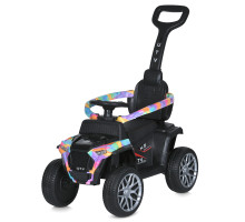 Bambi Racer M 5731EL-12: Дитяча каталка-толокар із батьківською ручкою та музикою