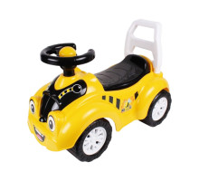 Толокар "Technok Toys" 7198, жовтий колір, для маленьких гонщиків