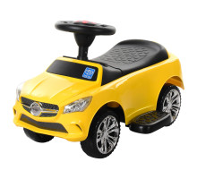 Каталка-толокар M 3503C-6 з батьківською ручкою та музикою для малюка, жовта