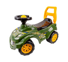 Толокар "Зелений Джип 9406" – Військовий Стиль та Надійність від Technok Toys
