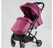 Прогулянкова дитяча коляска JOY Elegans A-16207 зі сталевою рамою, футкавером та підсклянником