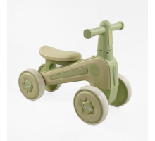 Велобіг 4-х колісний JOY SL-10025, колеса 6’’ PU, пластикова рама, українське озвучування, підсвічування, зелений
