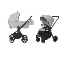 Універсальна коляска-книжка CARRELLO Epica CRL-8510/1 2в1 Silver Grey