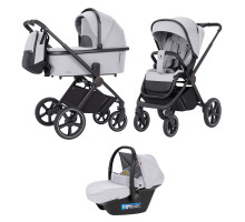 Універсальна коляска-книжка CARRELLO Ultimo CRL 6519 3в1 Arctic Grey