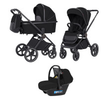 Універсальна коляска-книжка CARRELLO Ultimo CRL 6519 3в1 Sable Black