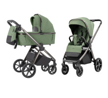 Універсальна коляска-книжка CARRELLO Omega CRL-6530/1 2в1 Perfect Green