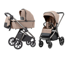 Універсальна коляска-книжка CARRELLO Omega CRL-6530/1 2в1 Fantastic Beige