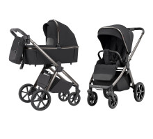 Універсальна коляска-книжка CARRELLO Omega CRL-6530/1 2в1 Absolute Black