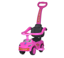 Толокар Bambi Racer M 5763L – комфорт і безпека для малюка, рожевий
