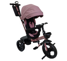 Дитячий 3-х колісний велосипед MT 1001-1 Mauve Pink TURBO TRIKE NEW 2024 з обертовим сидінням на 360°