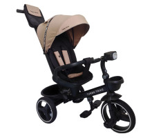 Дитячий 3-х колісний велосипед MT 1002-1 Almond Beige TURBO TRIKE від 1,5 до 3 років, поворотне сидіння