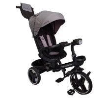 Дитячий 3-х колісний велосипед  MT 1002-1 Smart Grey TURBO TRIKE від 1,5 до 3 років, поворотне сидіння