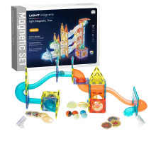 Конструктор магнітний DIY Magnetic Building Blocks на 93 деталі (СН1224)