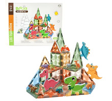 Конструктор магнітний Динозаври DIY Magnetic Building Blocks на 36 деталей (СН1214)