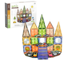 Конструктор магнітний Машинки DIY Magnetic Building Blocks на 62 деталі (СН1192)
