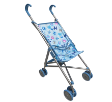 Коляска-тростина для ляльки Melobo 9302W блакитна