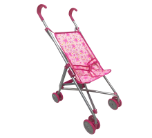 Коляска-тростина для ляльки Melobo 9302W рожева