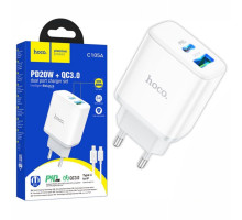 Зарядний пристрій HOCO C105A Type-C/Lightning PD20W+QC3.0