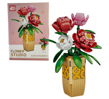 Конструктор Flower Studio Піони у вазі на 548 деталей (9104A)
