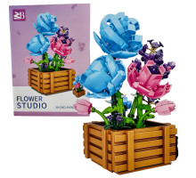 Конструктор Flower Studio Троянди у вазі на 550 деталей (9109A)