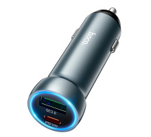 Автомобільний зарядний пристрій HOCO Z54A Prosperous 48W Dual Port PD30W + QC3.0 