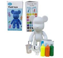 Набір для творчості Флюїдне ведмежа Bearbrick з фарбами 23 см (24-601)