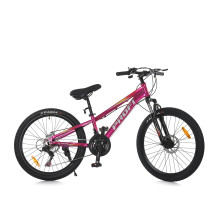 Гірський велосипед MTB2601 26" з 21 швидкістю та швидкознімними колесами, рожевого кольору