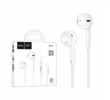 Навушники HiFi HOCO M111, вкладачі, 14 мм динамік, білі