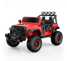 Електричний джип M 6065EBLR-3 з Bluetooth, 2 моторами 45W, EVA колесами, музикою та підсвіткою