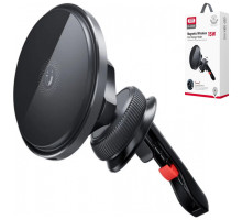 Автотримач XO CX015 Magnetic Wireless 15W для смартфона