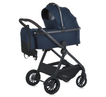Універсальна коляска 2в1 EL CAMINO ME 1183 RIVIERA Iris Blue з рюкзаком, дощовиком та москітною сіткою