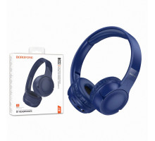 Накладні Stereo навушники Borofone BO32, бездротові, до 5 годин роботи, Bluetooth 5.0, сині