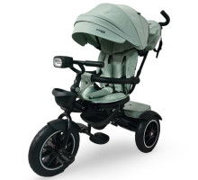 Дитячий триколісний велосипед EL CAMINO ME 1193 MODENA Cloud Blue – поворотне сидіння, складне кермо, світло